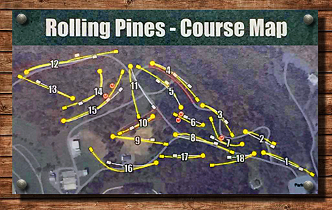 Rolling Pines DGC Map