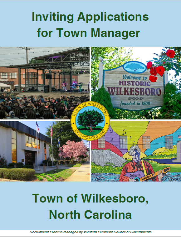 Wilkesboro Town Mamager Job Ad